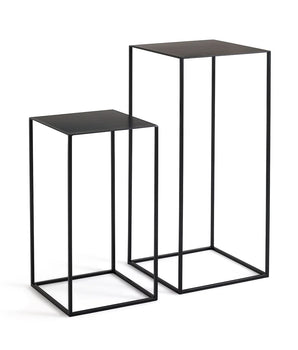 Set of 2 Romy nesting tables with painted steel
